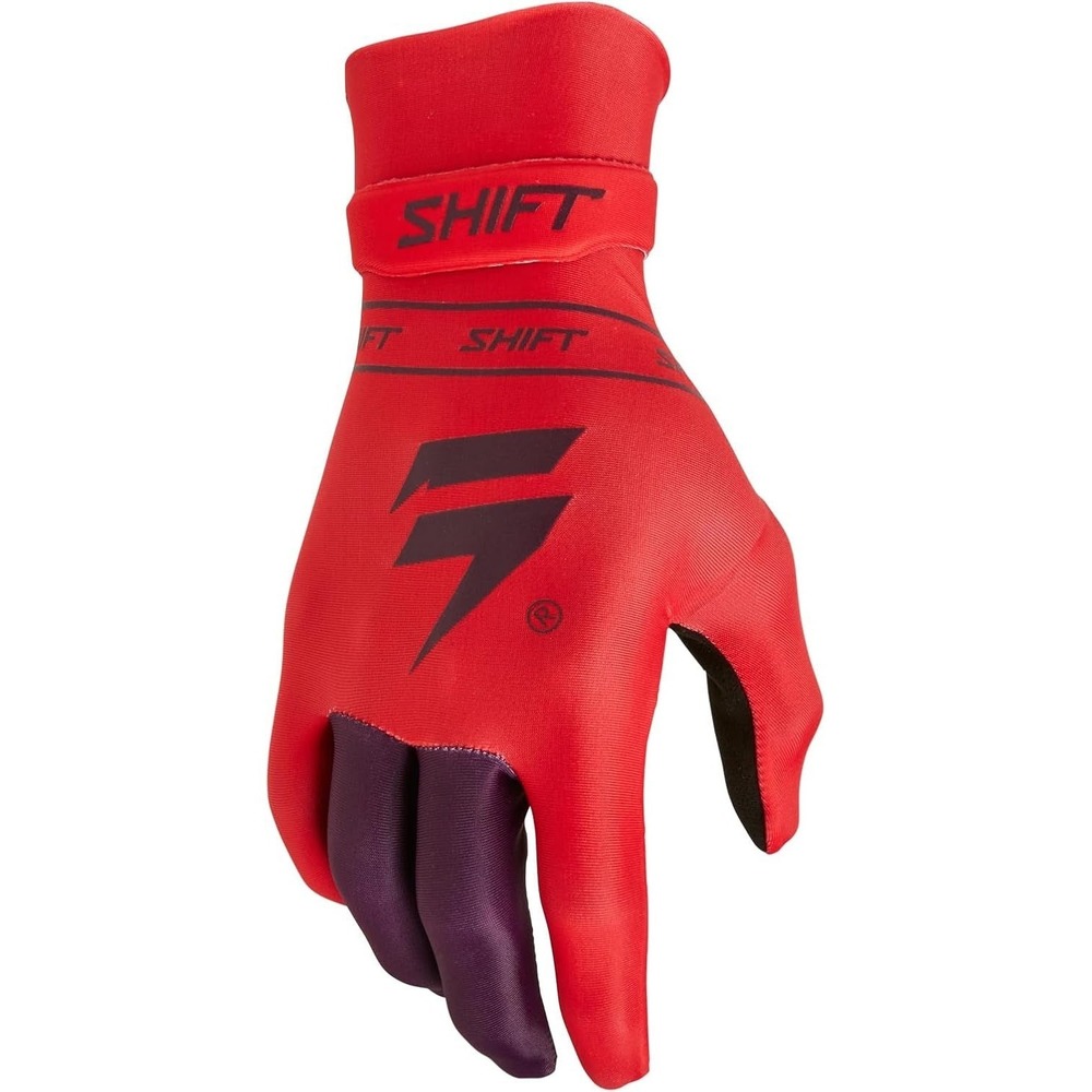 Shift MX Youth Black Label Pro Dirt‎ Kike Motocross Offroad ATV Gloves - Red - M